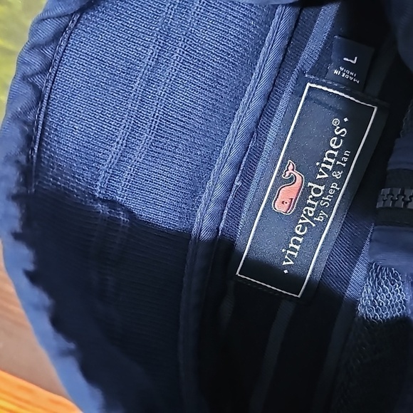 Vineyard Vines Striped Half Zip Pullover Sweater Large - Picture 5 of 7